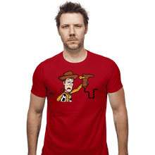 Load image into Gallery viewer, Secret_Shirts Fitted Shirts, Mens / Small / Red Snake In A Boot
