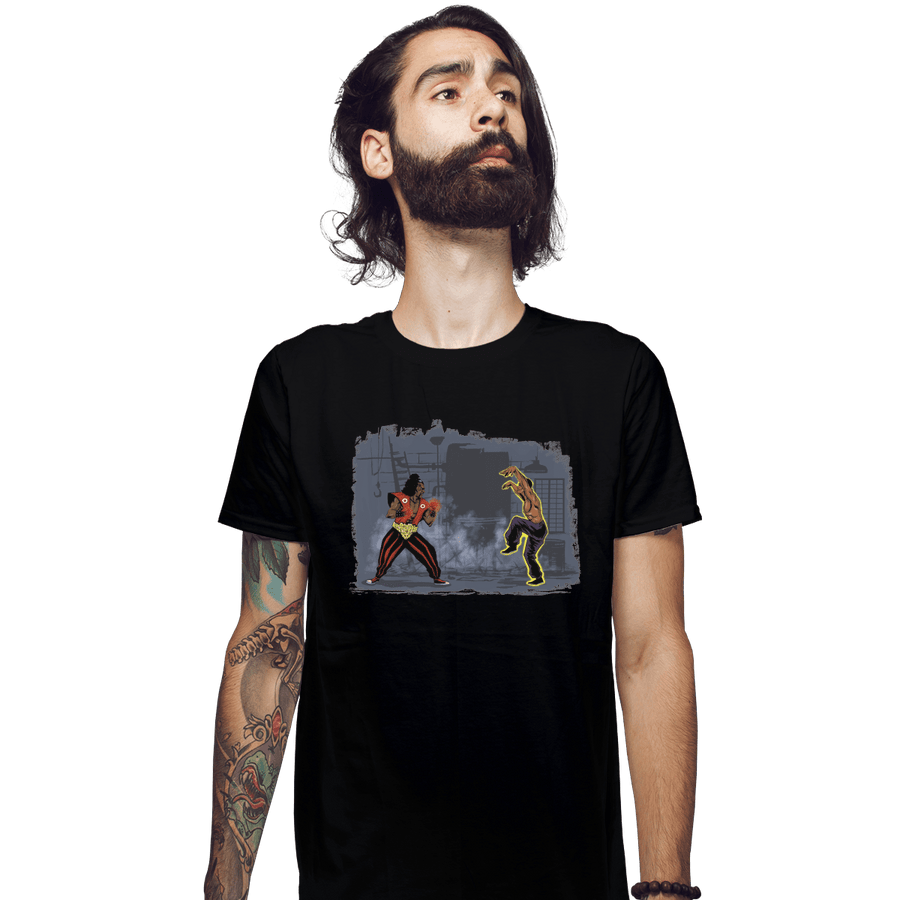 Shirts Fitted Shirts, Mens / Small / Black Dragon Kid