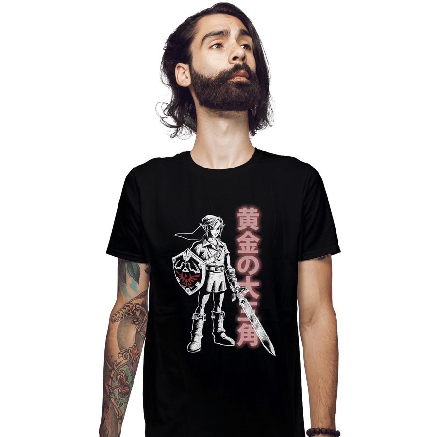 Shirts Fitted Shirts, Mens / Small / Black Link, Hero of Time