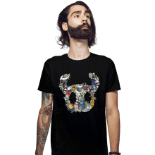 Load image into Gallery viewer, Shirts Fitted Shirts, Mens / Small / Black Hollow Crew
