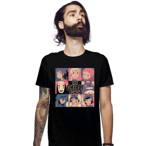 Shirts Fitted Shirts, Mens / Small / Black Ghibli Bunch