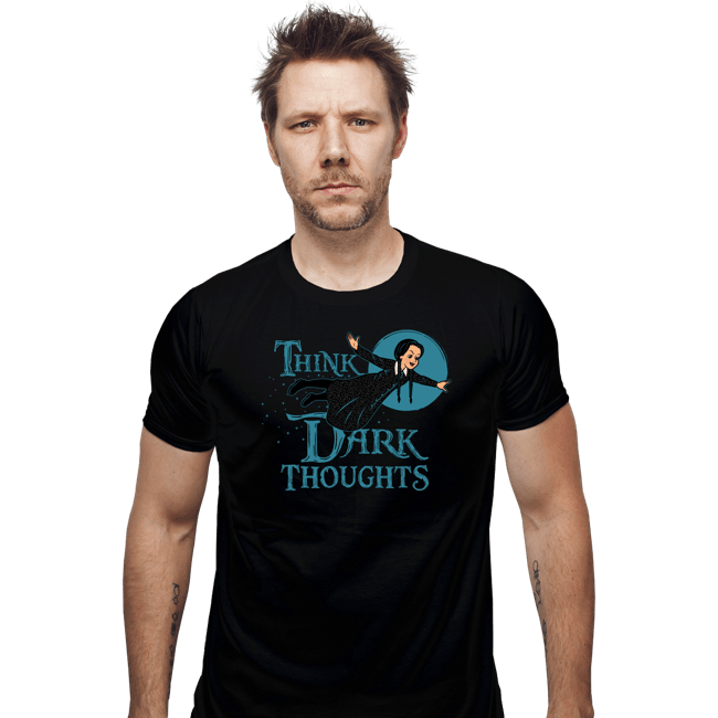 Shirts Fitted Shirts, Mens / Small / Black Think Dark Thoughts