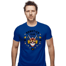 Load image into Gallery viewer, Shirts Fitted Shirts, Mens / Small / Royal Blue The Robotics Club
