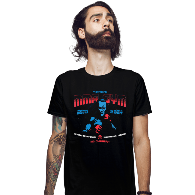 Daily_Deal_Shirts Fitted Shirts, Mens / Small / Black Thrawns MMA Gym
