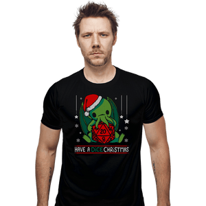 Shirts Fitted Shirts, Mens / Small / Black Have A Dice Christmas