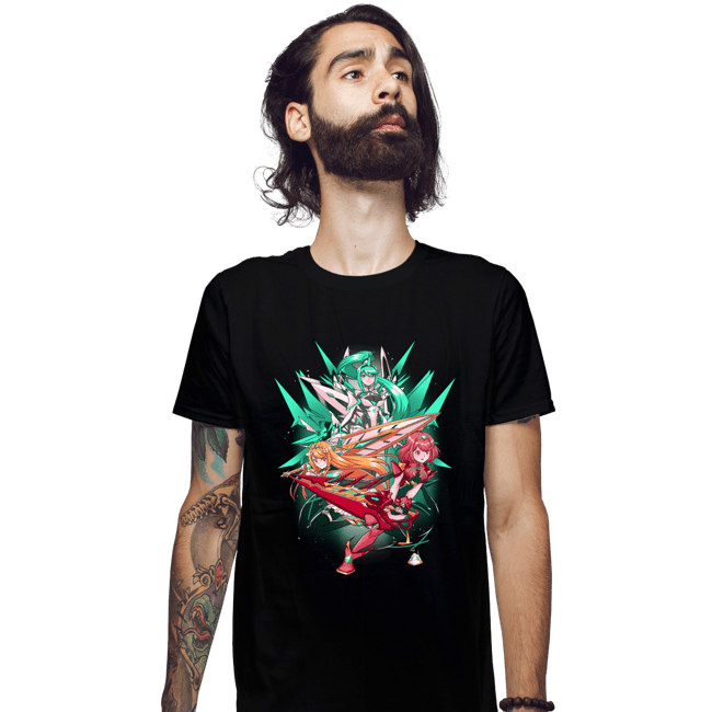 Daily_Deal_Shirts Fitted Shirts, Mens / Small / Black Combined Power