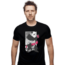 Load image into Gallery viewer, Shirts Fitted Shirts, Mens / Small / Black Grade Two Sorcerer Panda
