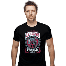 Load image into Gallery viewer, Shirts Fitted Shirts, Mens / Small / Black Krampus Winter Ale
