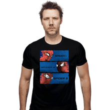 Load image into Gallery viewer, Daily_Deal_Shirts Fitted Shirts, Mens / Small / Black Spiders
