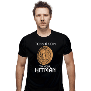 Shirts Fitted Shirts, Mens / Small / Black Toss A Coin To Your Hitman