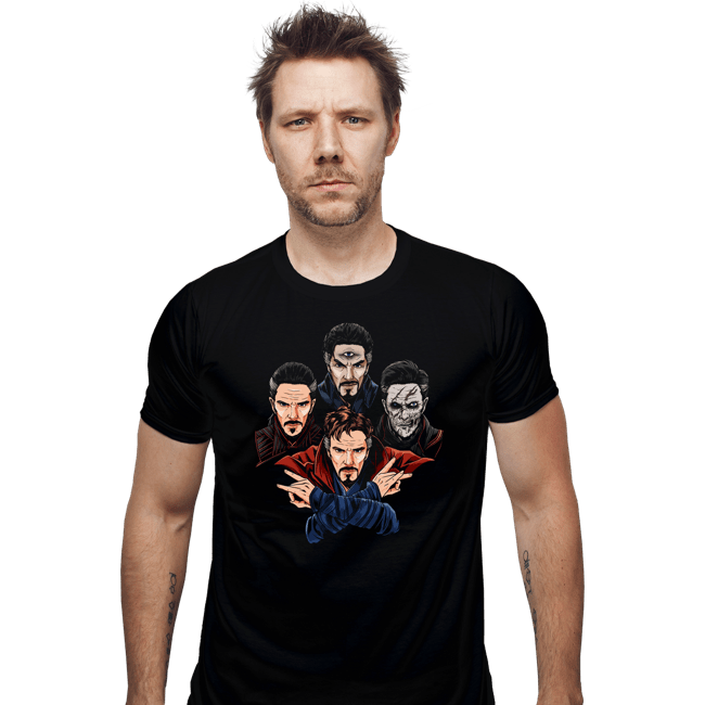 Daily_Deal_Shirts Fitted Shirts, Mens / Small / Black The Strange Rhapsody