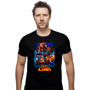 Secret_Shirts Fitted Shirts, Mens / Small / Black Insert Coin Fighter