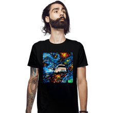 Load image into Gallery viewer, Daily_Deal_Shirts Fitted Shirts, Mens / Small / Black The Schwartz Was Never With van Gogh
