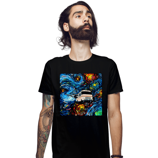 Daily_Deal_Shirts Fitted Shirts, Mens / Small / Black The Schwartz Was Never With van Gogh