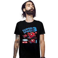 Load image into Gallery viewer, Secret_Shirts Fitted Shirts, Mens / Small / Black Super Spider Bros
