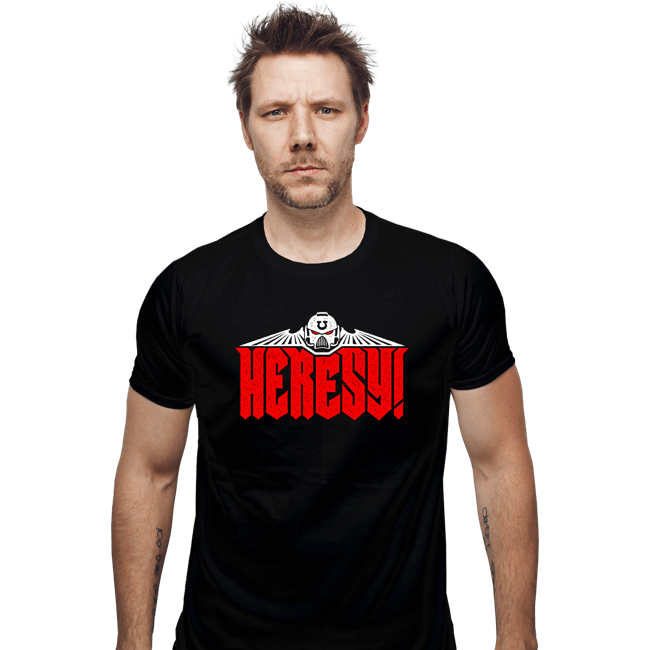 Secret_Shirts Fitted Shirts, Mens / Small / Black Heresy!