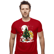 Load image into Gallery viewer, Daily_Deal_Shirts Fitted Shirts, Mens / Small / Red Super Christmas
