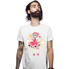 Load image into Gallery viewer, Shirts Fitted Shirts, Mens / Small / White Sakura
