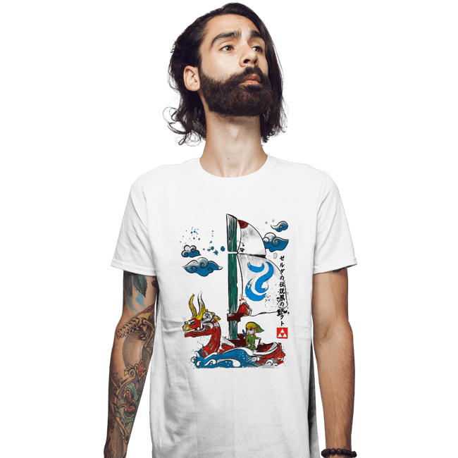 Secret_Shirts Fitted Shirts, Mens / Small / White Sailor With The Wind