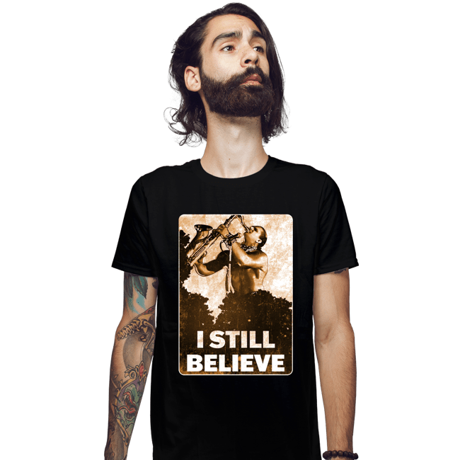 Daily_Deal_Shirts Fitted Shirts, Mens / Small / Black Sax Man