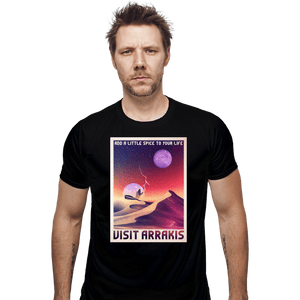 Secret_Shirts Fitted Shirts, Mens / Small / Black Planet Arrakis