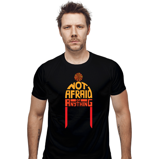 Secret_Shirts Fitted Shirts, Mens / Small / Black Not Afraid Of Anything