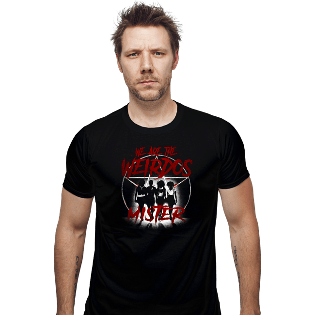 Daily_Deal_Shirts Fitted Shirts, Mens / Small / Black The Weirdos
