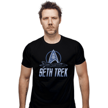 Load image into Gallery viewer, Shirts Fitted Shirts, Mens / Small / Black Seth Trek
