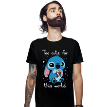 Load image into Gallery viewer, Secret_Shirts Fitted Shirts, Mens / Small / Black Too Cute
