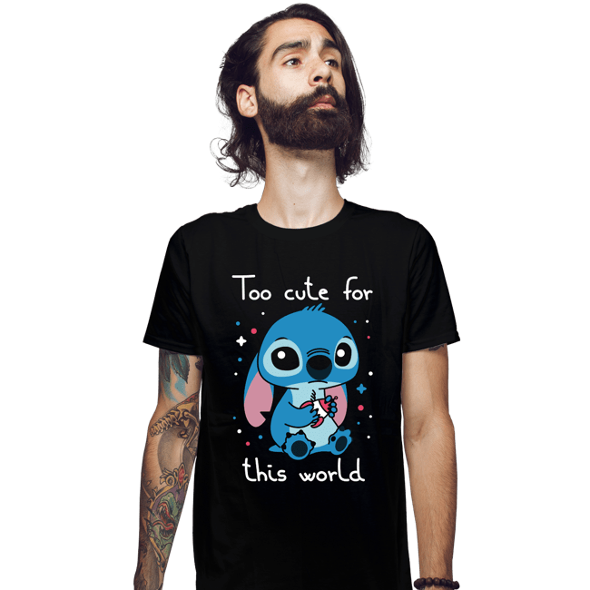 Secret_Shirts Fitted Shirts, Mens / Small / Black Too Cute