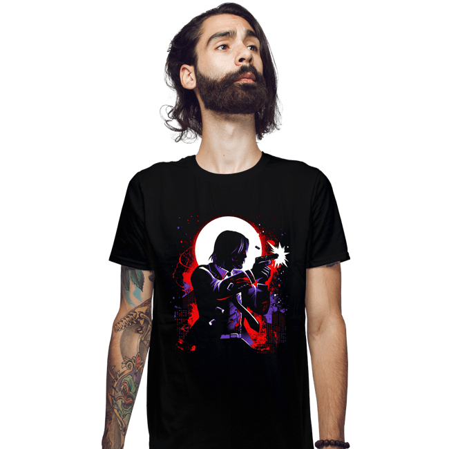 Daily_Deal_Shirts Fitted Shirts, Mens / Small / Black Death's Very Emissary