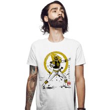Load image into Gallery viewer, Daily_Deal_Shirts Fitted Shirts, Mens / Small / White White Ranger Sumi-e
