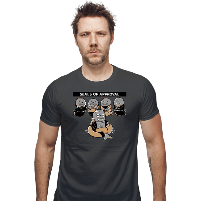 Secret_Shirts Fitted Shirts, Mens / Small / Charcoal Seals Of Approval