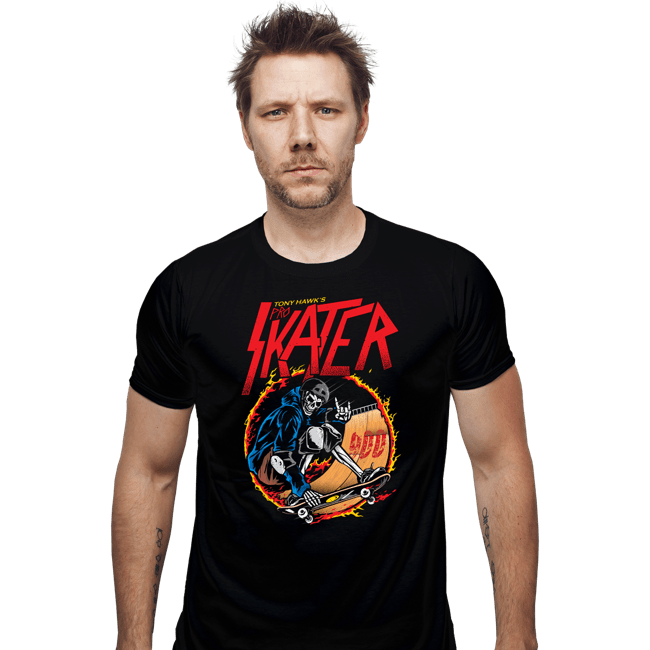 Daily_Deal_Shirts Fitted Shirts, Mens / Small / Black Pro Skater 900