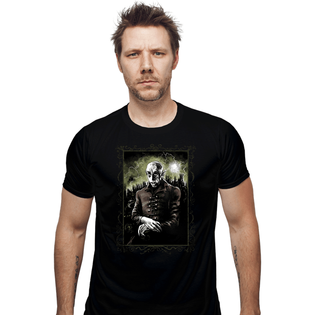 Secret_Shirts Fitted Shirts, Mens / Small / Black Portrait In Transylvania