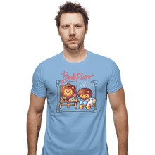 Load image into Gallery viewer, Secret_Shirts Fitted Shirts, Mens / Small / Powder Blue Kitty Painter!
