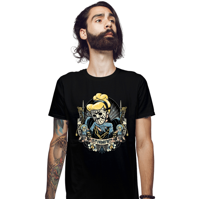 Daily_Deal_Shirts Fitted Shirts, Mens / Small / Black Cinderella Voorhees