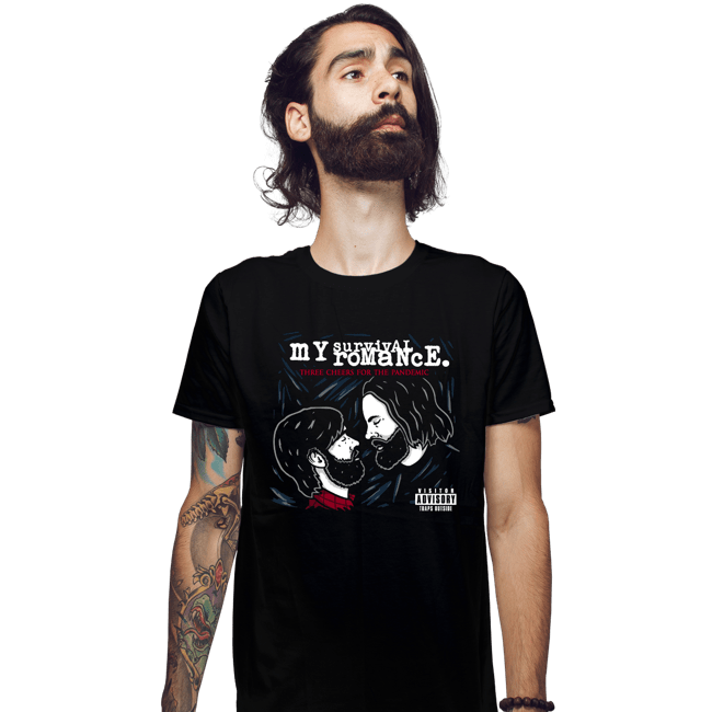 Daily_Deal_Shirts Fitted Shirts, Mens / Small / Black My Survival Romance