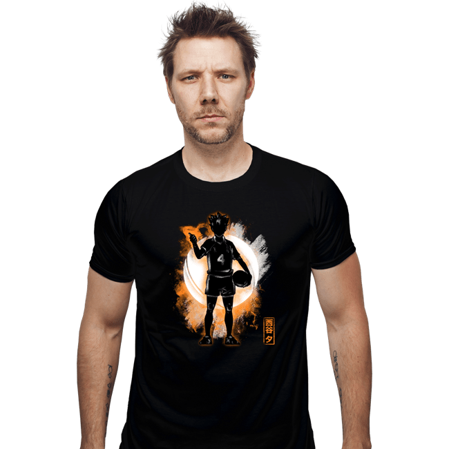 Shirts Fitted Shirts, Mens / Small / Black Cosmic Yu Nishinoya