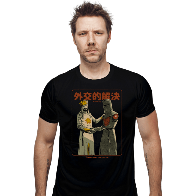 Daily_Deal_Shirts Fitted Shirts, Mens / Small / Black Medieval Diplomacy