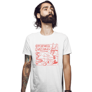 Shirts Fitted Shirts, Mens / Small / White Jewish Christmas