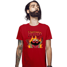 Load image into Gallery viewer, Daily_Deal_Shirts Fitted Shirts, Mens / Small / Red Hellmo
