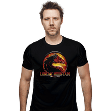 Load image into Gallery viewer, Shirts Fitted Shirts, Mens / Small / Black Lonely Mountain
