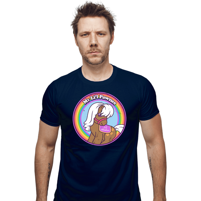 Shirts Fitted Shirts, Mens / Small / Navy My Li'l Pawnee