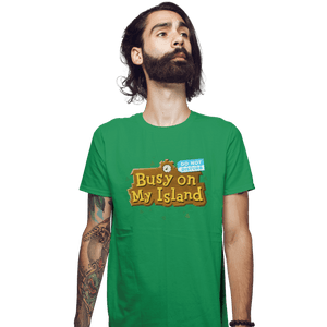 Shirts Fitted Shirts, Mens / Small / Irish Green Do Not Disturb