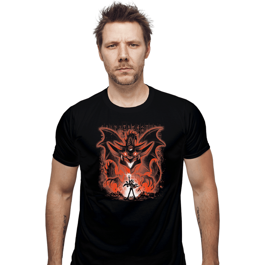 Shirts Fitted Shirts, Mens / Small / Black Sky Dragon