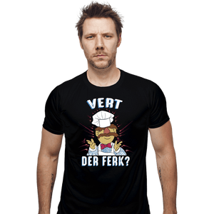 Daily_Deal_Shirts Fitted Shirts, Mens / Small / Black Vert Der Ferk?