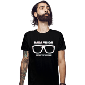 Shirts Fitted Shirts, Mens / Small / Black Nada Vision