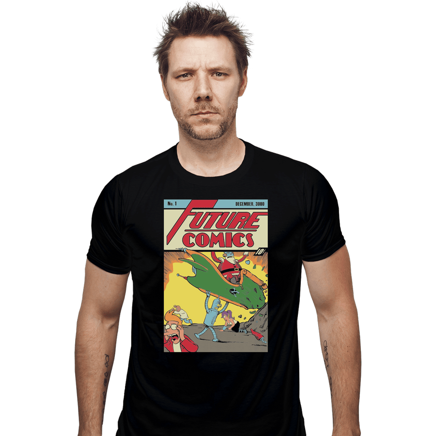 Shirts Fitted Shirts, Mens / Small / Black Future Comics