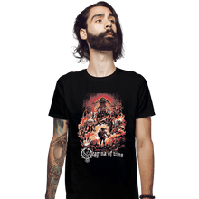 Load image into Gallery viewer, Shirts Fitted Shirts, Mens / Small / Black Legend Of Time
